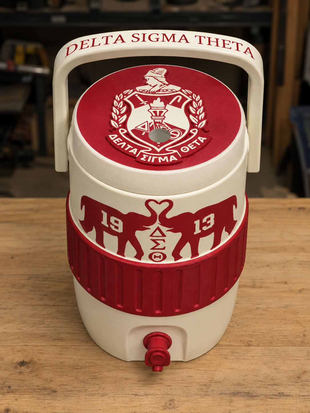 Delta Sigma Theta Coozie