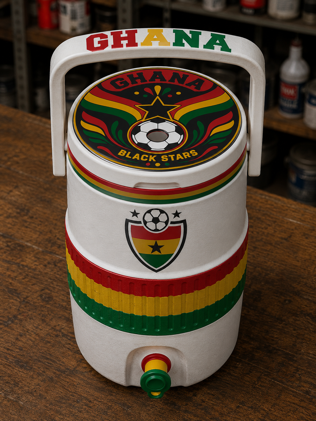 Ghana Soccer Coozie