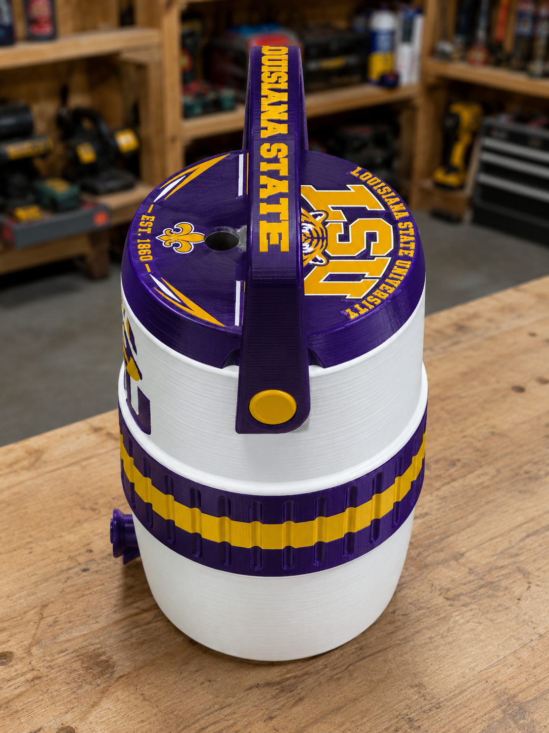 LSU Coozie