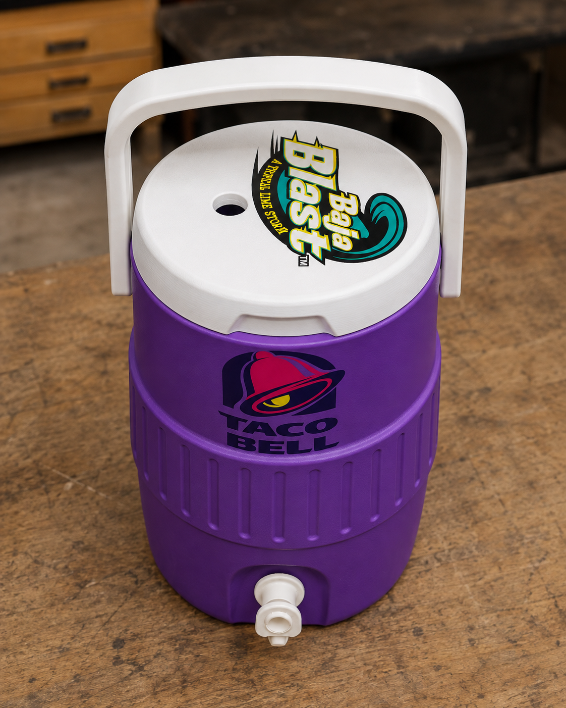 Taco Bell Baja Blast Coozie
