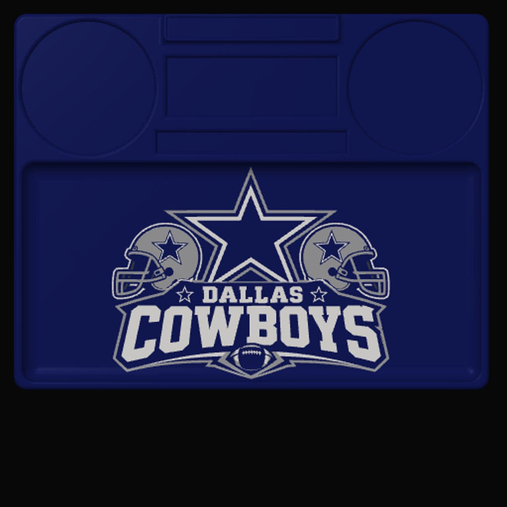 Dallas Cowboys Rolling Tray top view