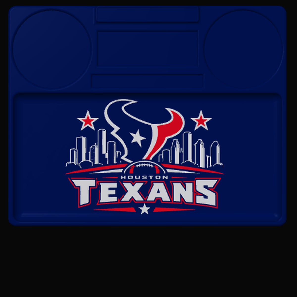 Houston Texans Rolling Tray top view