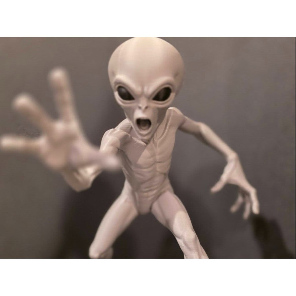 THEM 1947 Alien Grey: The Aggressor, 3D printed THEM 1947 alien grey figure