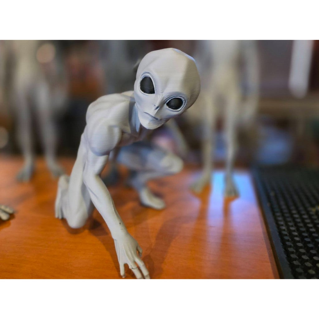 THEM 1947 Alien Grey: The Night Stalker, 3D printed THEM 1947 alien grey figure