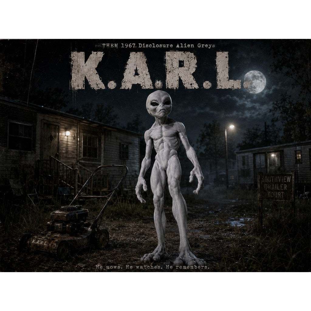 THEM 1947 Alien Grey: K.A.R.L., 3D printed THEM 1947 alien grey figure