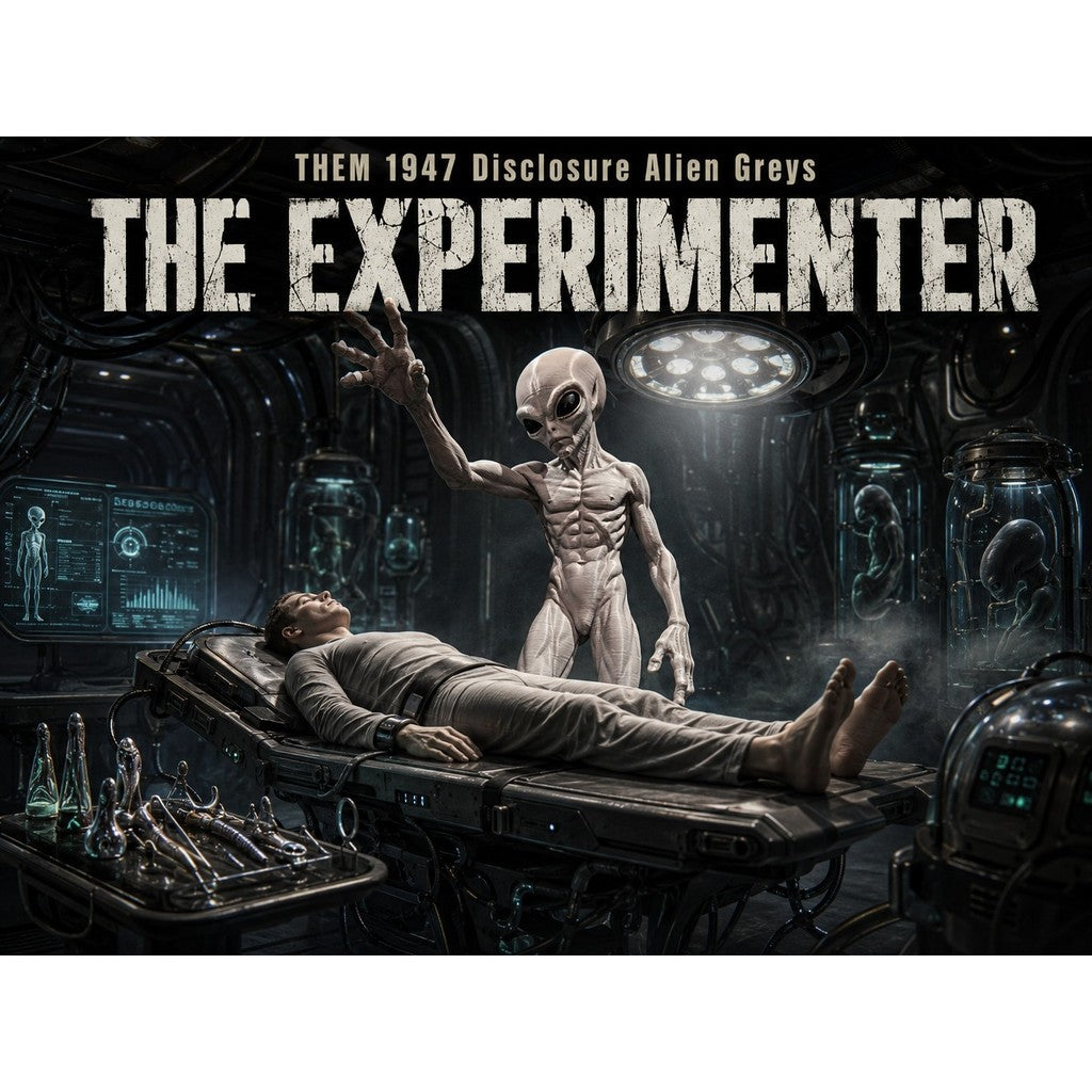 THEM 1947 Alien Grey: The Experimenter, 3D printed THEM 1947 alien grey figure