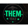 THEM 1947 Alien Greys Sign, 3D printed THEM 1947 alien grey figure