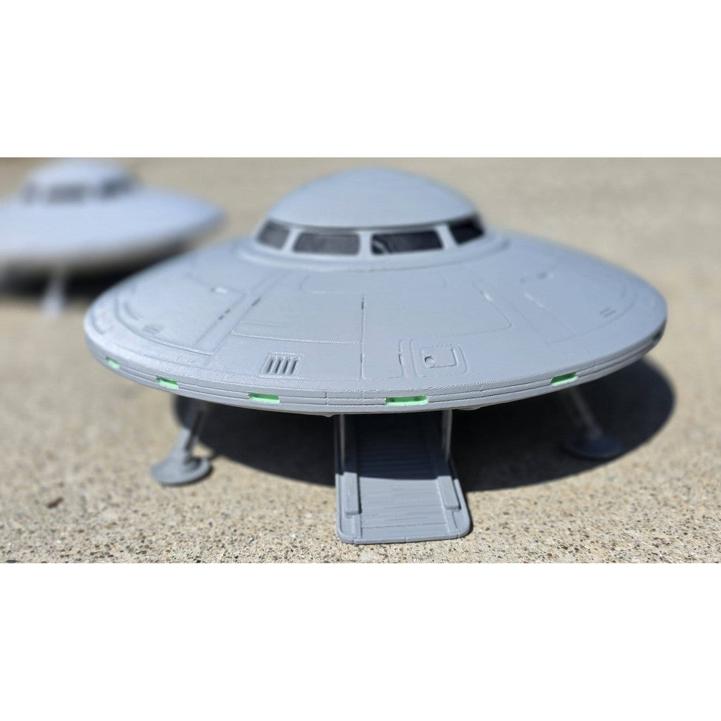 THEM 1947 UFO: The Descender, 3D printed THEM 1947 alien grey figure