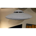 THEM 1947 Inflight UFO, 3D printed THEM 1947 alien grey figure