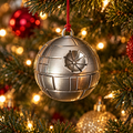 Death Star Christmas Ornament, 3D printed Christmas ornament