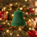 Jingle Bell Christmas Ornament, 3D printed Christmas ornament