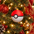 Poke Ball Christmas Ornaments (Pack of 2), 3D printed Christmas ornament